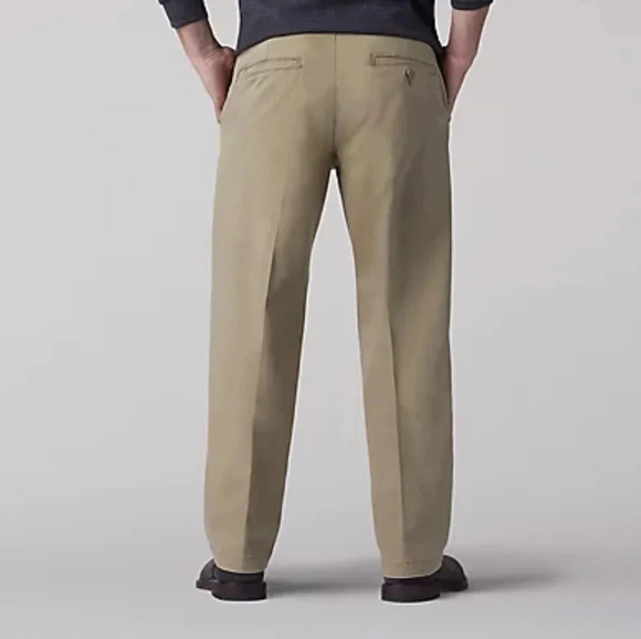 Lee Mens Performance Series Comfort Regular Straight Pant Original Khaki 36 x 30 - Picture 11 of 12